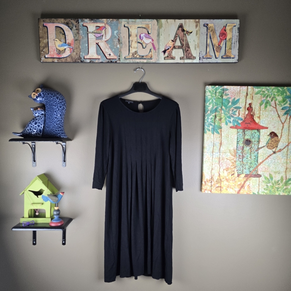 Zen Knits Black Lagenlook Dress XL